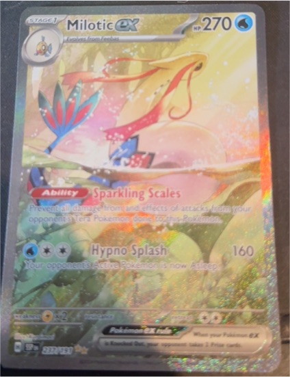 2023 Pokémon TCG Surging Sparks #237 Milotic ex — front