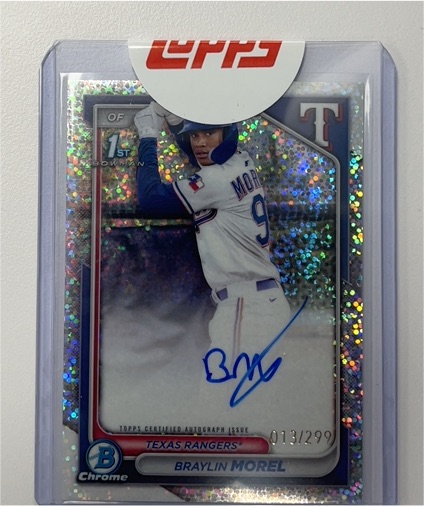 2024 Bowman Chrome #CPA-BM Braylin Morel — front