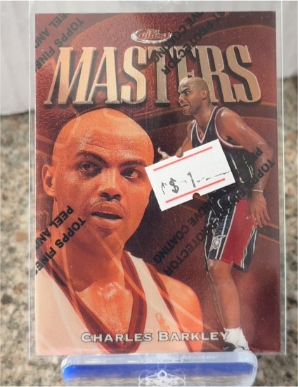 1997-98 Topps Finest Masters #72 Charles Barkley — front