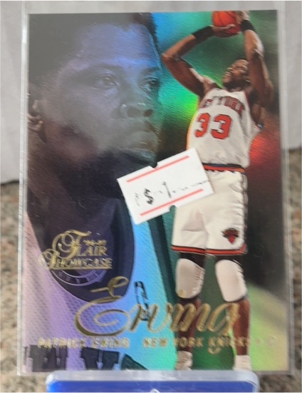1996-97 Fleer Showcase #Row 2 Patrick Ewing — front