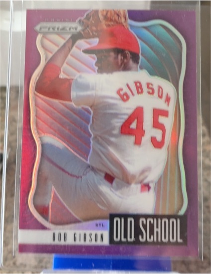 2021 Panini Prizm Old School #OS-3 Bob Gibson — front