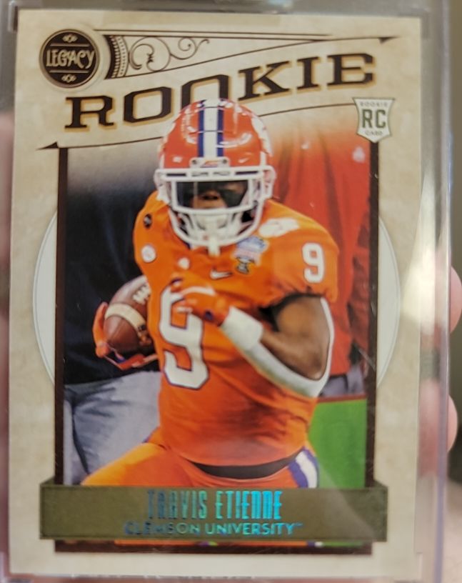 2021 Panini Chronicles Draft Picks Legacy #368 Travis Etienne Rookie — front