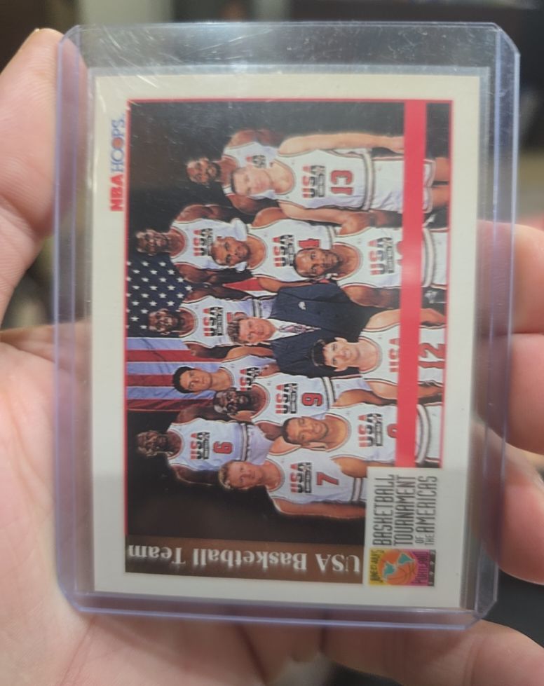 1992 NBA Hoops #NNO USA Basketball Team — front