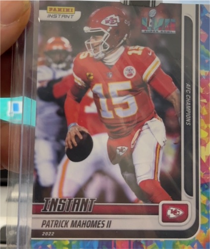 2022 Panini Instant #243 Patrick Mahomes II — front