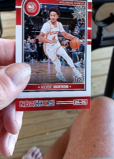 2024-25 Panini NBA Hoops #184 Kobe Bufkin — front