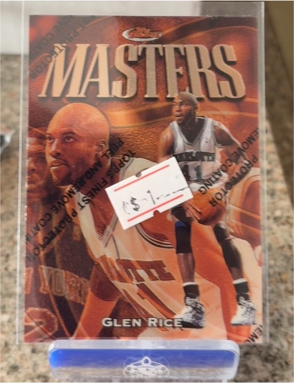 1997-98 Topps Finest Masters Glen Rice — front