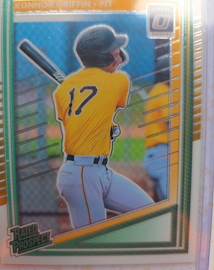 2025 Panini Donruss Rated Prospect #123 Konnor Griffin — front