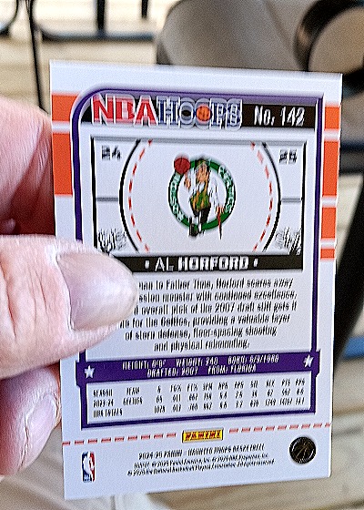 2024-25 Panini Haunted Hoops #142 Al Horford — back