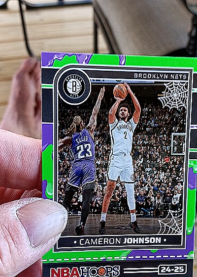 2024-25 Panini NBA Hoops Haunted Hoops #32 Cameron Johnson — front