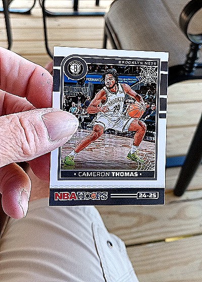 2024-25 Panini NBA Hoops #24-25 Cameron Thomas — front