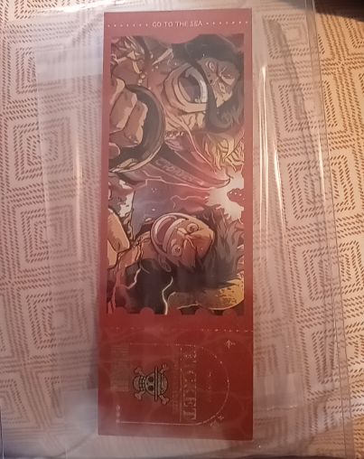 One Piece Natsukomi 2024 Lenticular Bookmark — front