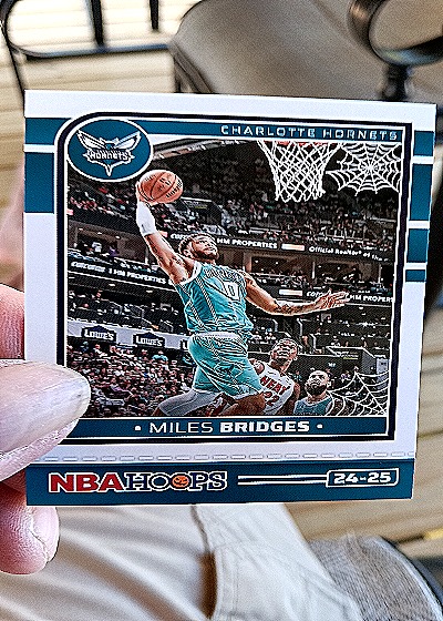 2024-25 Panini NBA Hoops #121 Miles Bridges — front