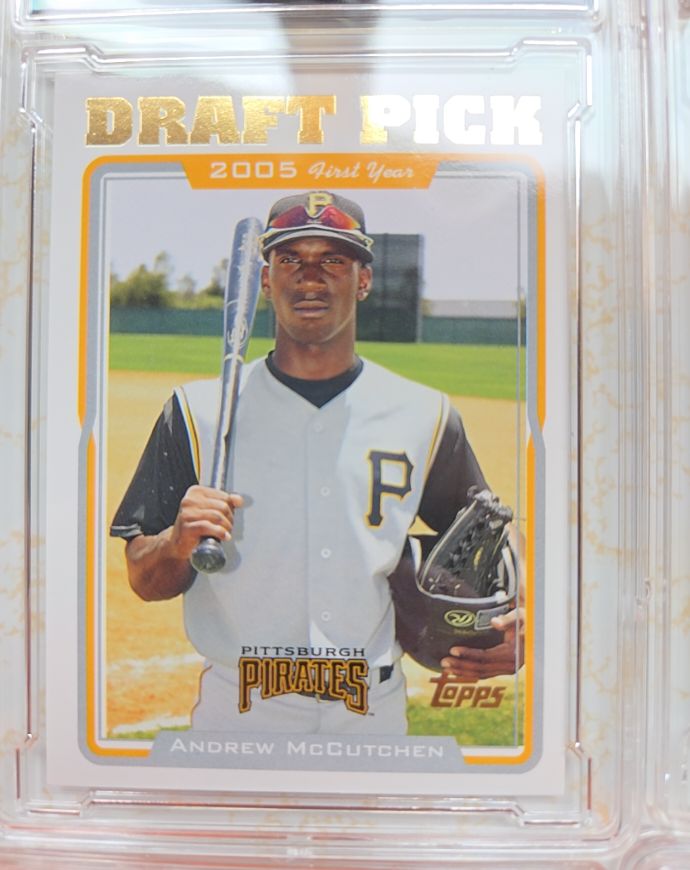 2005 Topps Updates & Highlights #UH329 Andrew McCutchen — front
