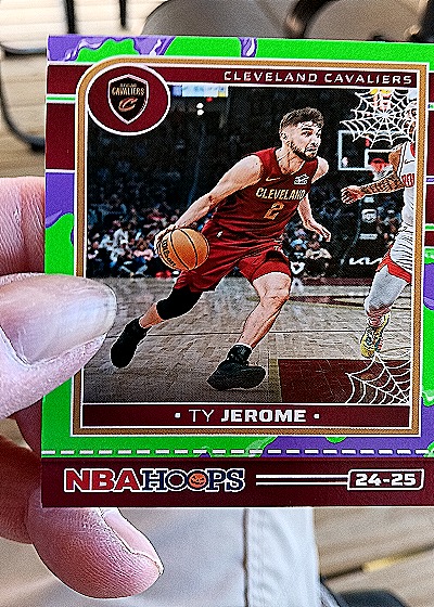 2024-25 Panini NBA Hoops Haunted Hoops #30 Ty Jerome — front