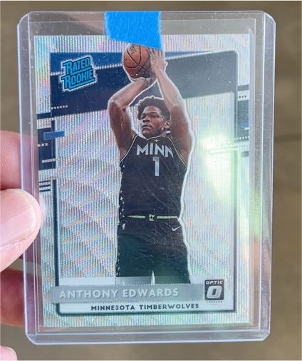 2020-21 Panini Donruss Optic #151 Anthony Edwards — front