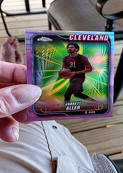 2024-25 Topps Chrome #17 Jarrett Allen — front