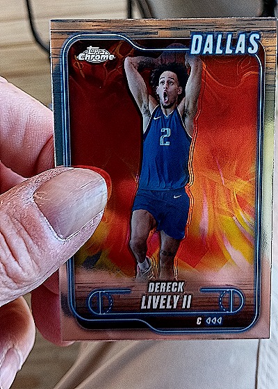 2024-25 Topps Chrome #114 Dereck Lively II — front