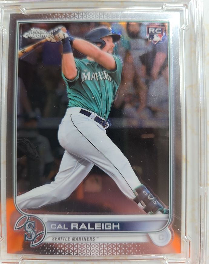 2022 Topps Chrome #149 Cal Raleigh — front