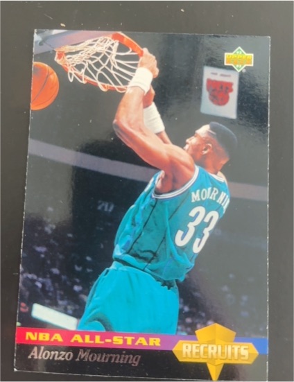1992-93 Upper Deck NBA All-Star #32 Alonzo Mourning — front