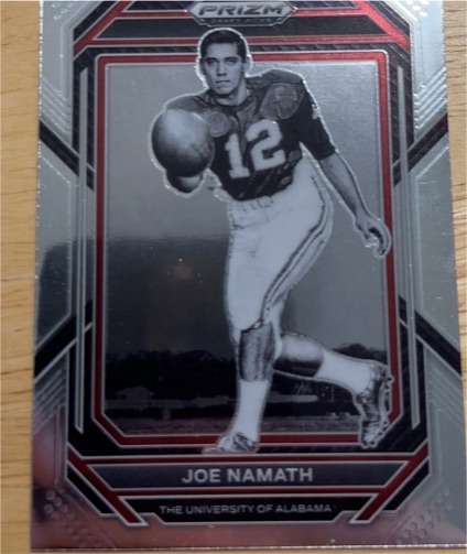 2023 Panini Prizm Draft Picks #55 Joe Namath Alabama Crimson Tide — front