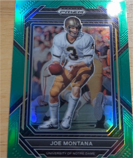 2023 Panini Prizm Draft Picks #54 Joe Montana — front