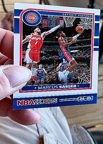 2024-25 Panini NBA Hoops #42 Marcus Sasser — front