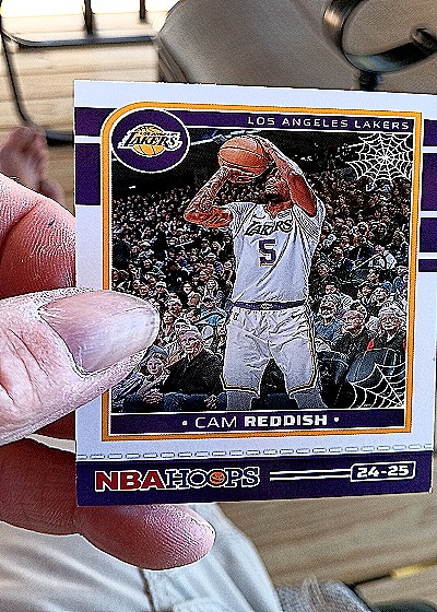 2024-25 Panini NBA Hoops Haunted Hoops #93 Cam Reddish — front