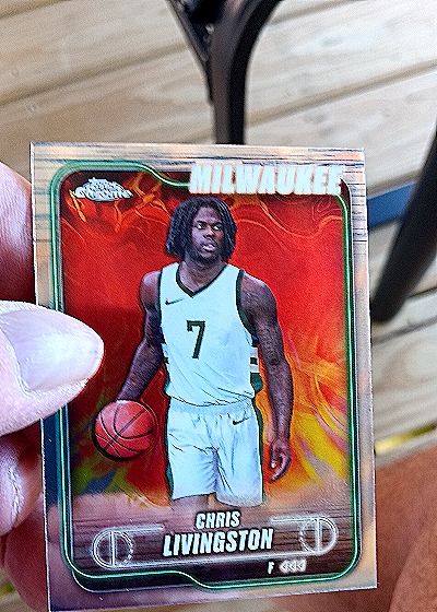 2024-25 Topps Chrome #70 Chris Livingston — front