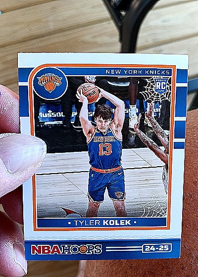 2024-25 Panini NBA Hoops #240 Tyler Kolek — front