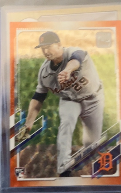 2021 Topps Series 1 #92a Tarik Skubal Rookie Card — front
