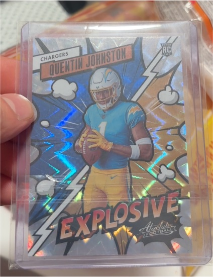 2023 Panini Absolute Explosive #41 Quentin Johnston — front