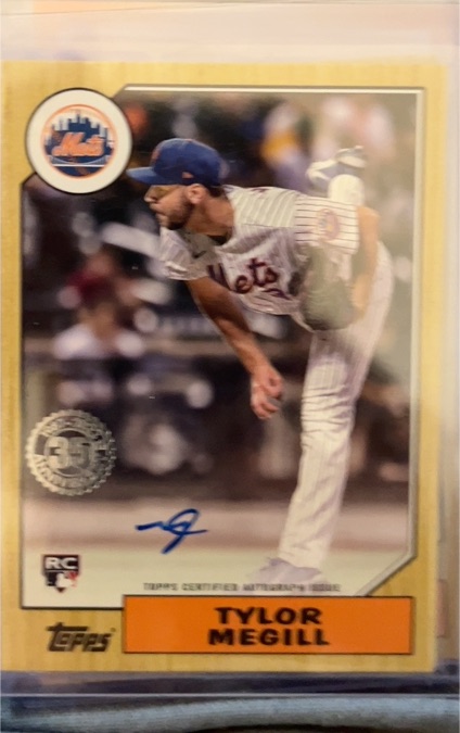 2022 Topps Series 2 1987 Topps Baseball Autographs #87BA-TME Tylor Megill — front
