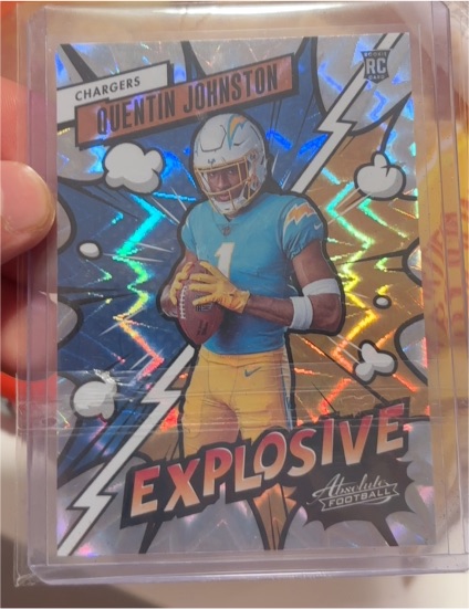 2023 Panini Absolute Explosive #41 Quentin Johnston RC — front