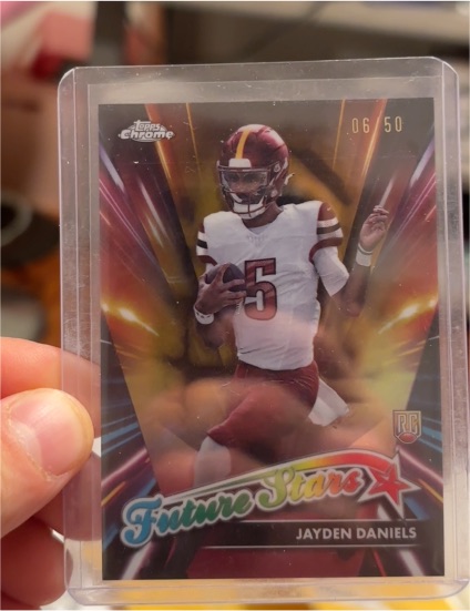 2024 Topps Chrome #FS-2 Jayden Daniels Future Stars Rookie — front