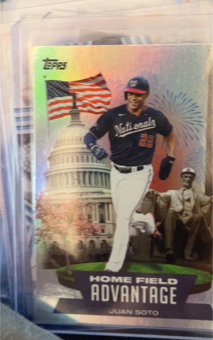 2022 Topps Home Field Advantage #HA-4 Juan Soto — front