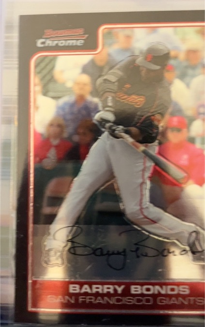 2006 Bowman Chrome #200 Barry Bonds — front