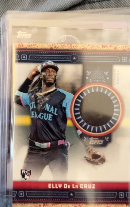 2024 Topps Update All-Star Stitches #ASR-ED Elly De La Cruz — front