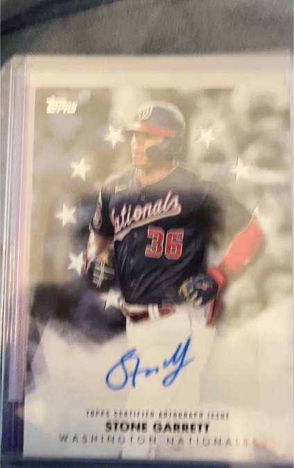 2024 Topps Baseball Stars #Stone Garrett — front