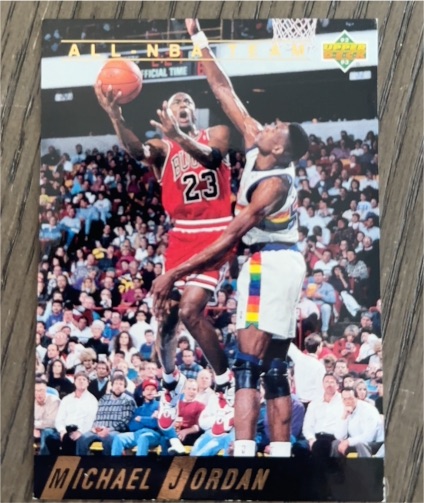 1992-93 Upper Deck All-NBA Team #AN1 Michael Jordan — front