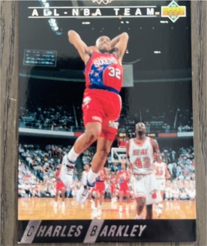 1992-93 Upper Deck All-NBA Team #AN10 Charles Barkley — front