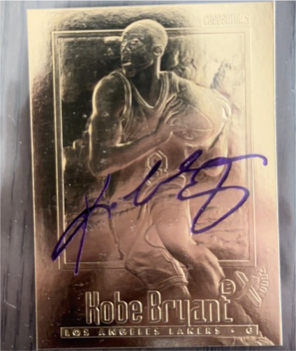 1996-97 Skybox EX-2000 23KT Gold Kobe Bryant — front