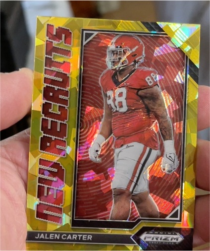 2023 Panini Prizm Draft Picks New Recruits #NR-10 Jalen Carter — front