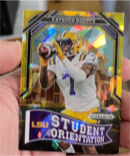 2023 Panini Prizm Draft Picks #SO-9 Kayshon Boutte Student Orientation — front