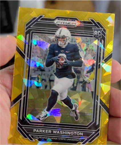 2023 Panini Prizm Draft Picks #152 Parker Washington — front