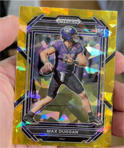 2023 Panini Prizm Draft Picks #107 Max Duggan — front