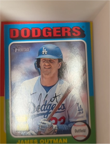 2024 Topps Heritage #413 James Outman — front