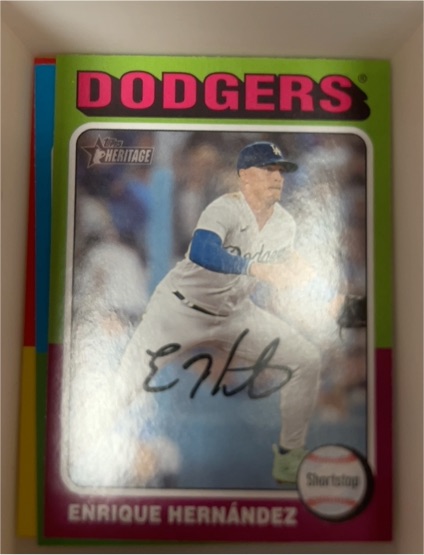 2024 Topps Heritage Enrique Hernández — front