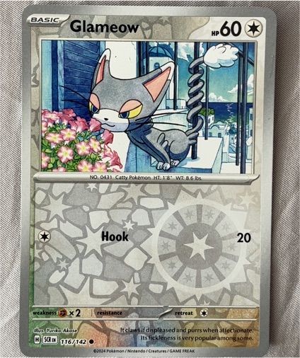 2024 Pokémon Stellar Crown #116 Glameow — front
