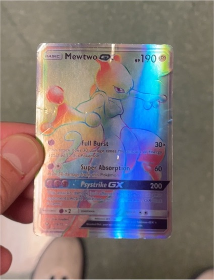 2017 Pokemon Sun & Moon Shining Legends #76 Mewtwo GX — front