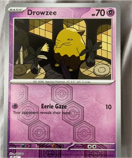 2024 Pokémon Scarlet & Violet Shrouded Fable #016 Drowzee — front